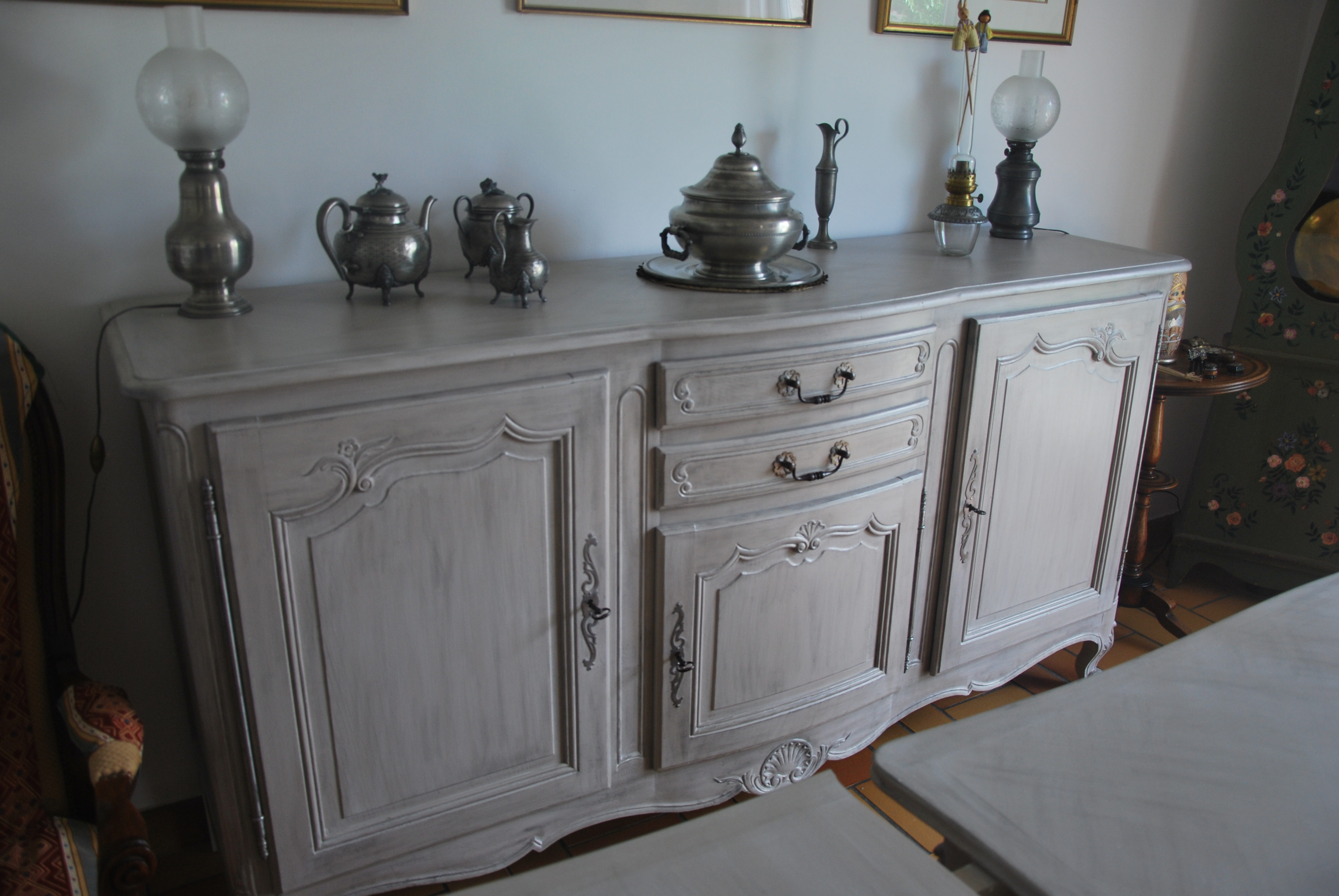 Meuble de salle a manger gris: avant / apres atelier côté déco ...